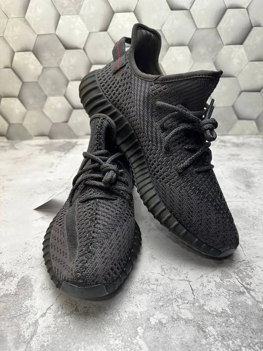 Yeezy boost black reflective