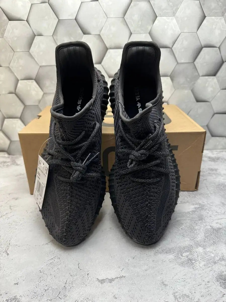 Yeezy boost black reflective